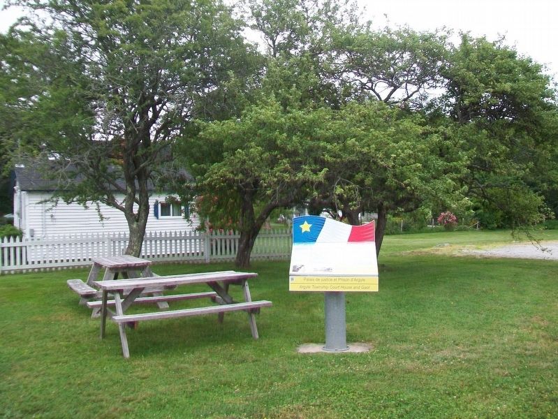 Palais de justice et Prison d’Argyle / <i>Argyle Township Court House and Gaol</i> Marker. Click for full size. Palais de justice et Prison d’Argyle / <i>Argyle Township Court House and Gaol</i> Marker image. Click for full size.