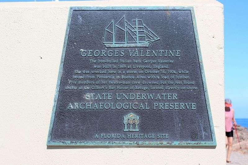Georges Valentine Marker. Click for full size. Georges Valentine Marker image. Click for full size.