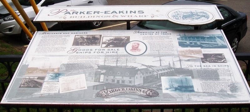 the Parker-Eakins Buildings & Wharf Marker image. Click for full size.