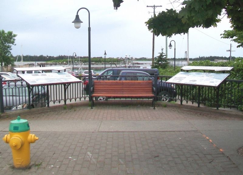 the Parker-Eakins Buildings & Wharf Marker. Click for full size. the Parker-Eakins Buildings & Wharf Marker image. Click for full size.