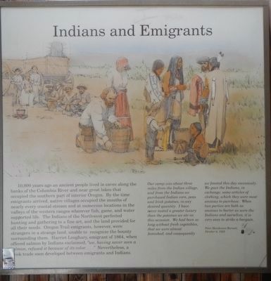 Indians and Emigrants panel image. Click for full size.