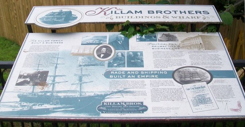 the <i>K</i>illam Brothers Buildings & Wharf Marker image. Click for full size.