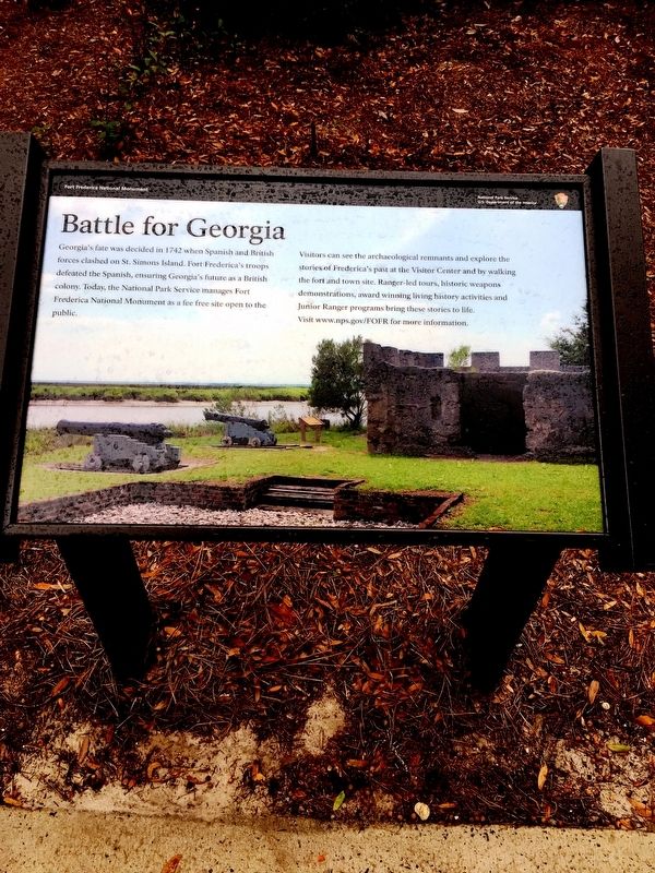 Battle for Georgia Marker image. Click for full size.