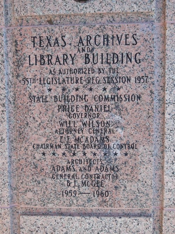 The Lorenzo de Zavala State Archives and Library Building Cornerstone. Click for full size. The Lorenzo de Zavala State Archives and Library Building Cornerstone image. Click for full size.
