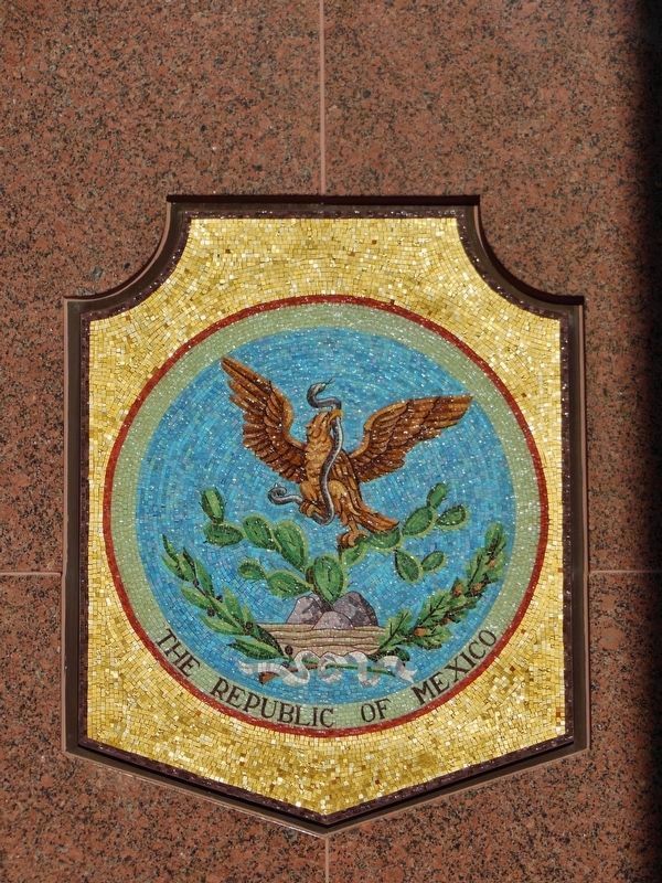Mexican Seal Mosaic (1821–1836). Click for full size. Mexican Seal Mosaic (1821–1836) image. Click for full size.