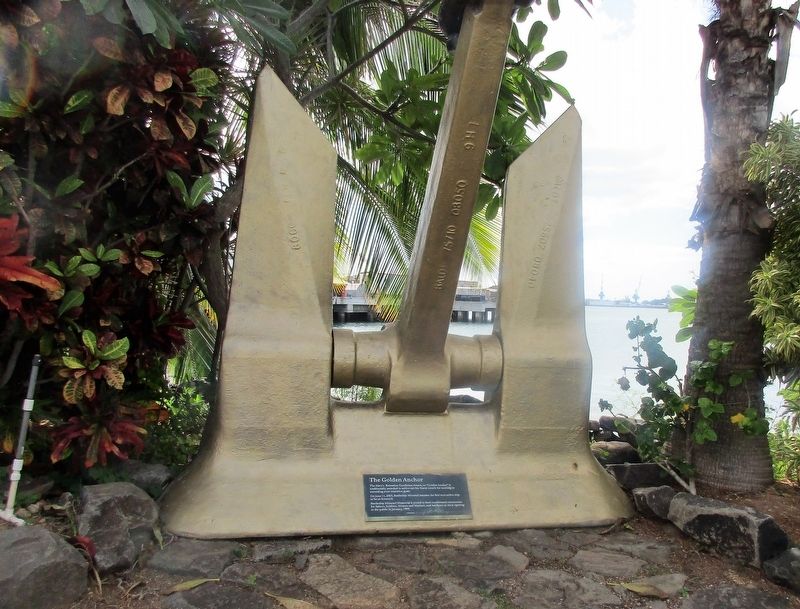 The Golden Anchor Marker. Click for full size. The Golden Anchor Marker image. Click for full size.