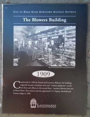 The Blowers Building Marker image. Click for full size.