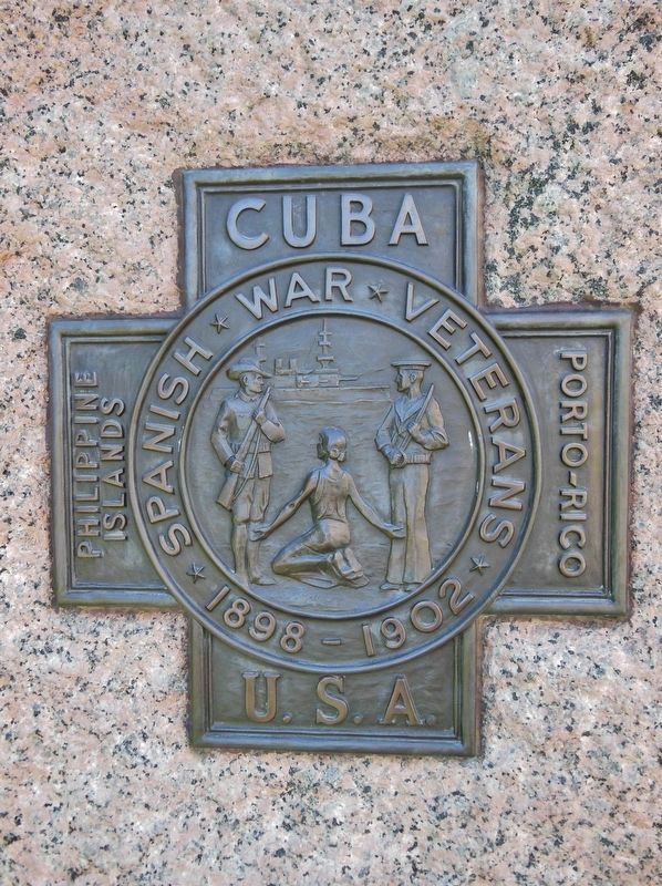Spanish - American War Memorial Cross Emblem image. Click for full size.