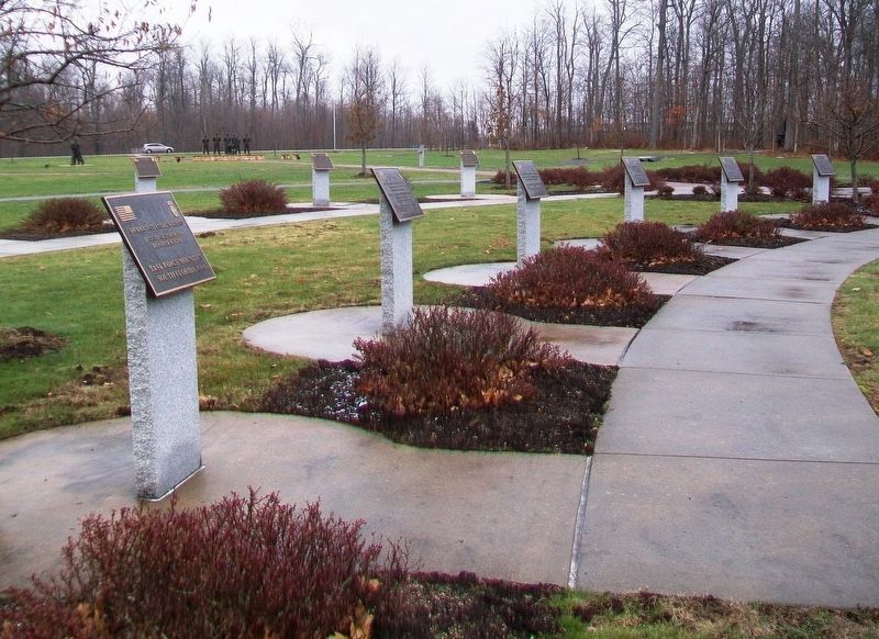 10th Mountain Division Heroes Walk Memorial Markers 1992-2002 image. Click for full size.