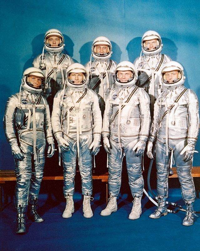 Original Mercury 7 Astronauts image. Click for full size.