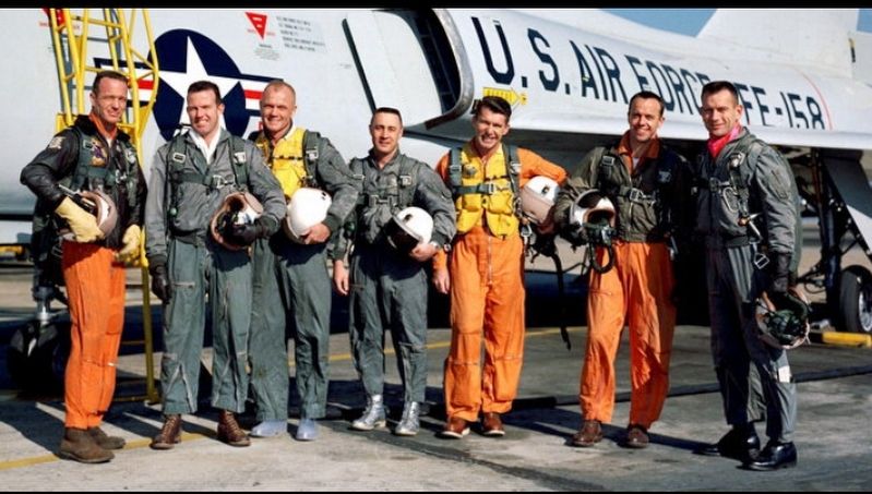 Mercury 7 Astronauts image. Click for full size.