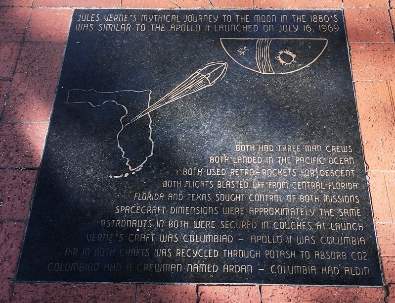 Jules Verne vs. NASA’s Apollo 11 Marker. Click for full size. Jules Verne vs. NASA’s Apollo 11 Marker image. Click for full size.
