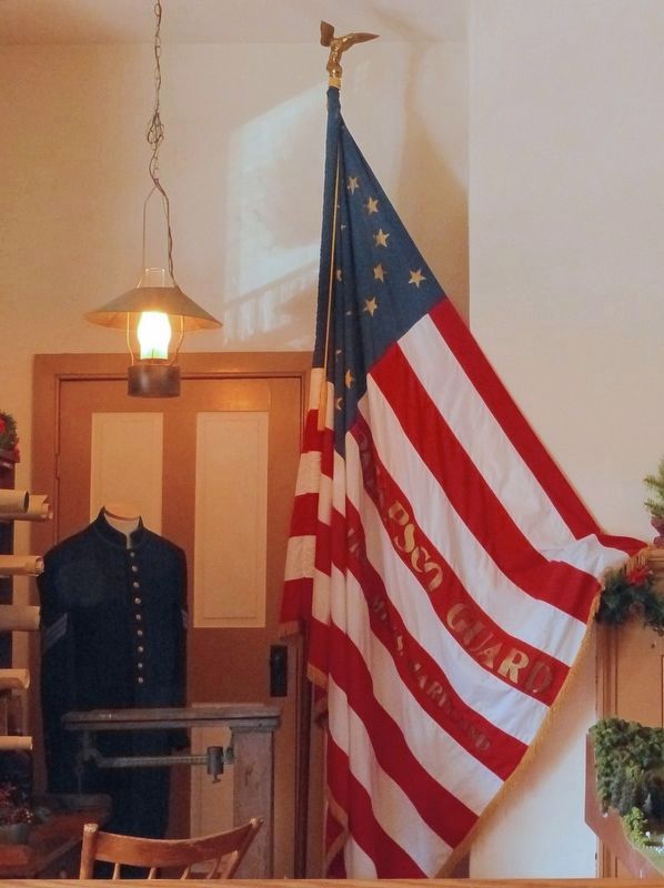 Flag of the Patapsco Guard. Click for full size. Flag of the Patapsco Guard image. Click for full size.