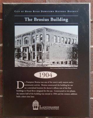 The Brosius Building Marker image. Click for full size.