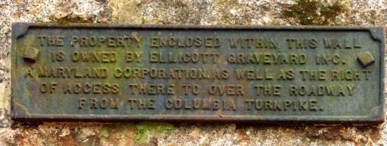 Ellicott Graveyard Inc.. Click for full size. Ellicott Graveyard Inc. image. Click for full size.