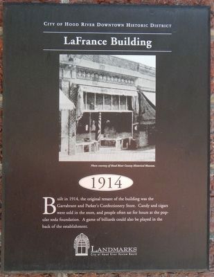 LaFrance Building Marker. Click for full size. LaFrance Building Marker image. Click for full size.