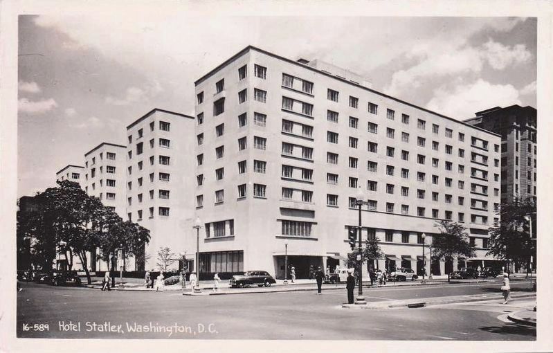 <i>Hotel Statler, Washington, D.C.</i> image. Click for full size.