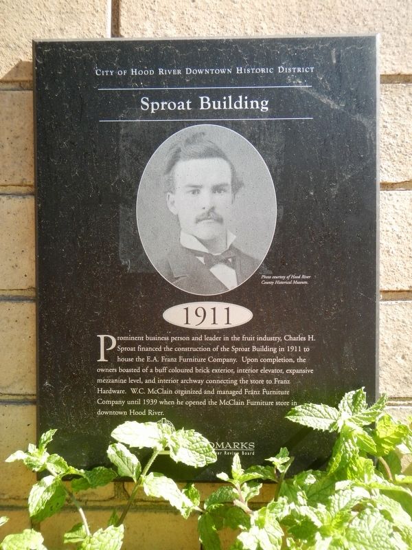 Sproat Building Marker image. Click for full size.