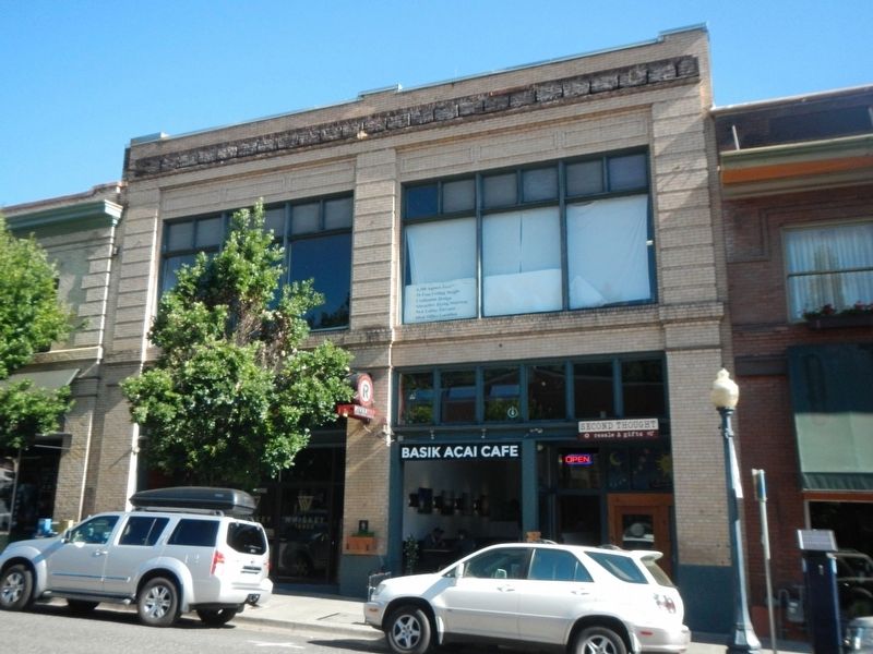 Sproat Building and Marker. Click for full size. Sproat Building and Marker image. Click for full size.