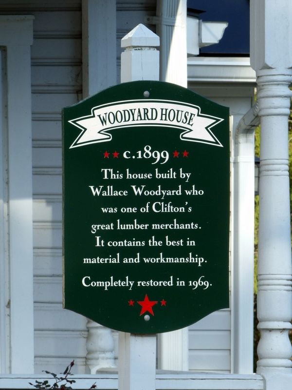 Woodyard House Marker image. Click for full size.