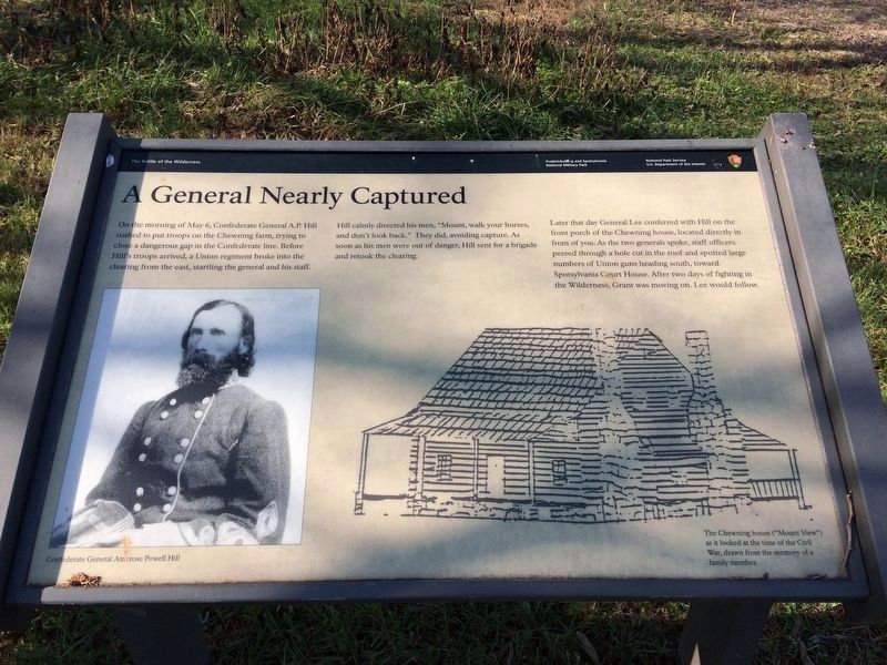 New A.P. Hill Escapes Capture Marker image. Click for full size.