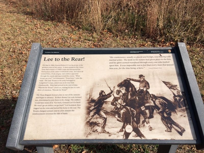 Lee to the Rear! Marker. Click for full size. Lee to the Rear! Marker image. Click for full size.