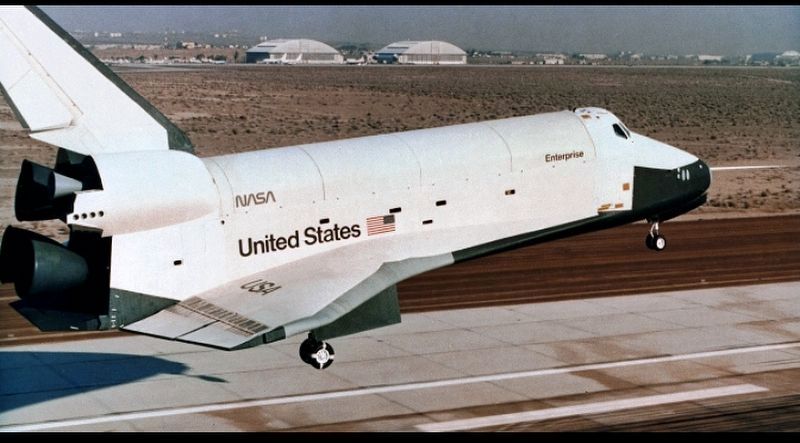 Space Shuttle Entripise image. Click for full size.
