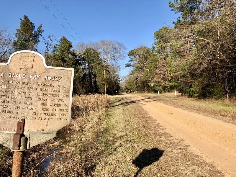 View of marker looking north on Oak Street.. Click for full size. View of marker looking north on Oak Street. image. Click for full size.