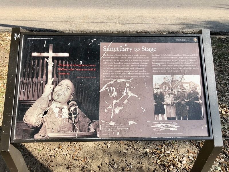 Sanctuary to Stage Marker image. Click for full size.