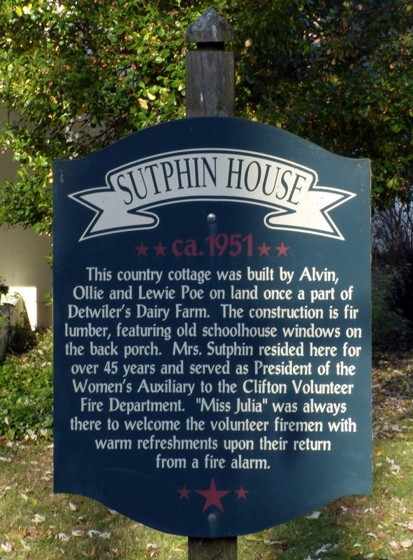 Sutphin House Marker. Click for full size. Sutphin House Marker image. Click for full size.