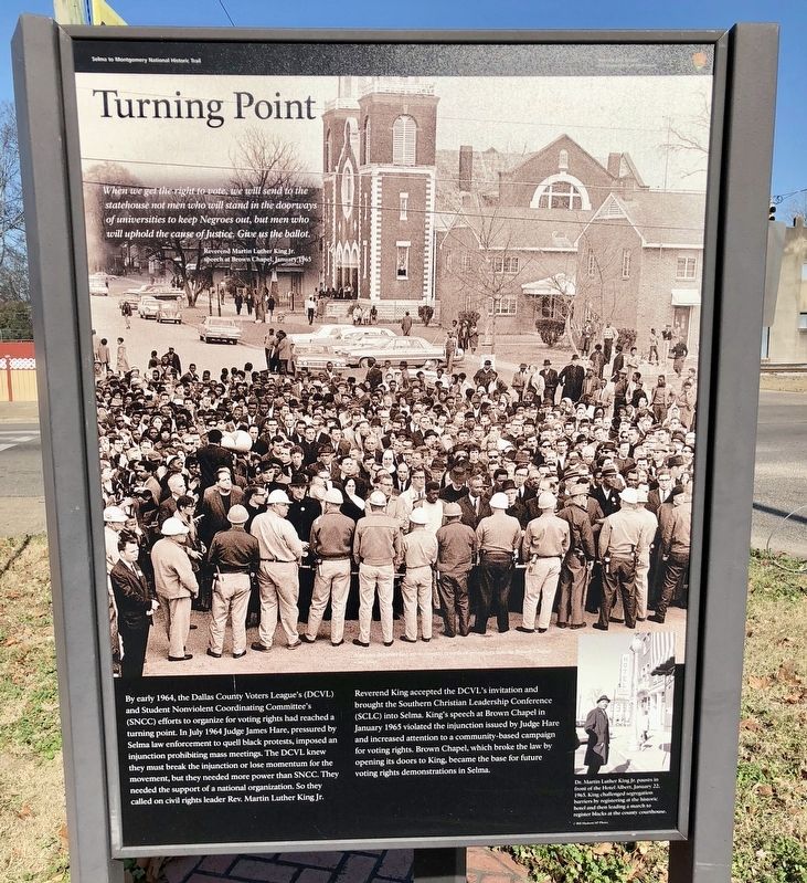 Turning Point Marker. Click for full size. Turning Point Marker image. Click for full size.