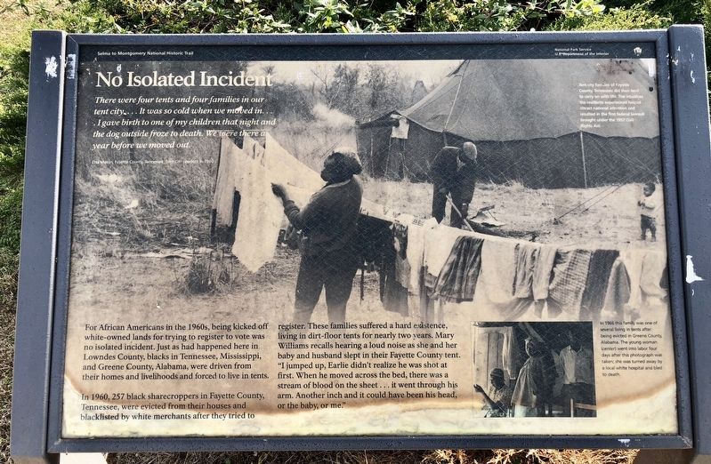No Isolated Incident Marker image. Click for full size.