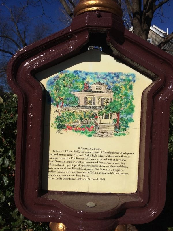 Sherman Cottages Marker image. Click for full size.