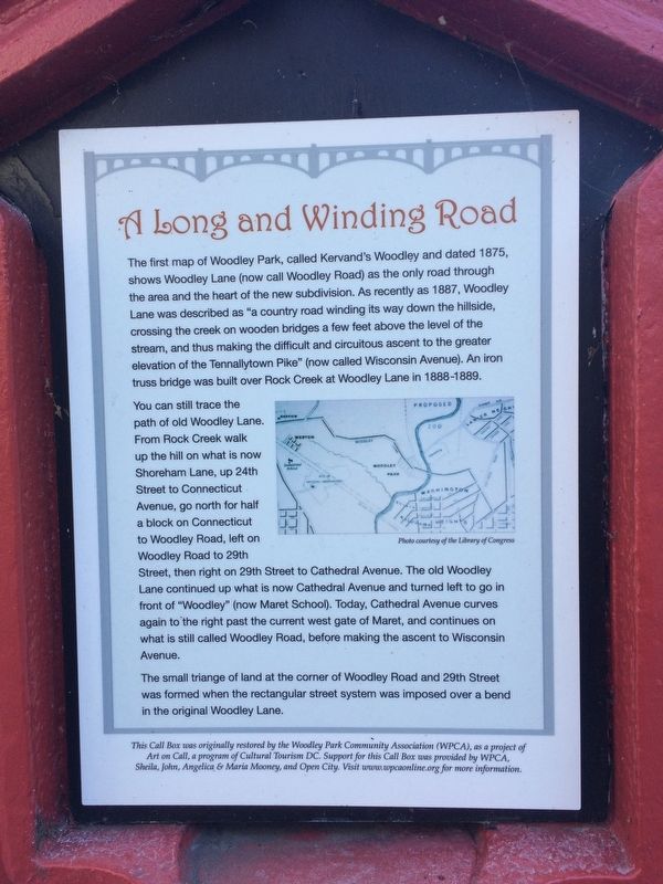 A Long and Winding Road Marker. Click for full size. A Long and Winding Road Marker image. Click for full size.