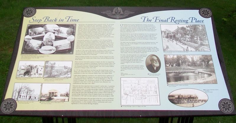 Step Back in Time / The Final Resting Place Marker. Click for full size. Step Back in Time / The Final Resting Place Marker image. Click for full size.
