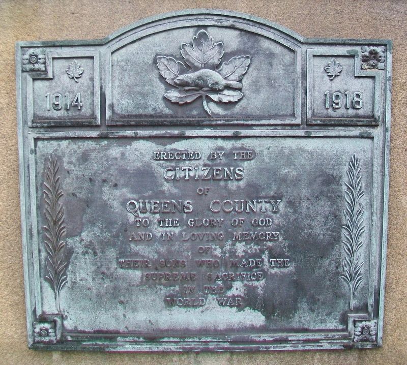 War Memorial Dedication Marker. Click for full size. War Memorial Dedication Marker image. Click for full size.