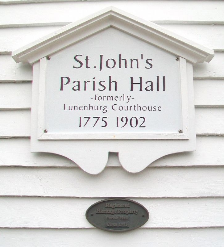 St. John's Parish Hall Marker image. Click for full size.