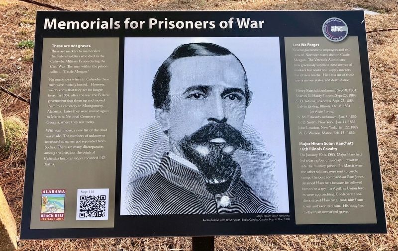 Memorials for Prisoners of War Marker image. Click for full size.