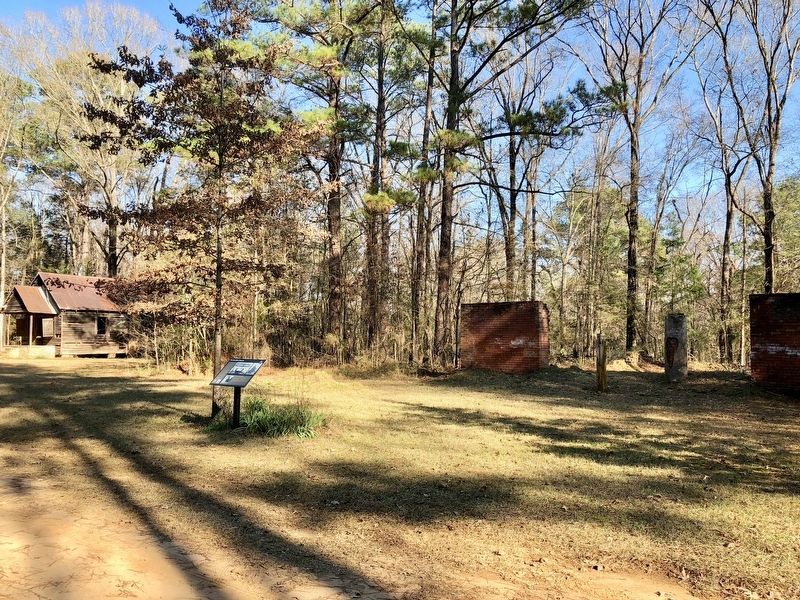Marker and Former One Room School. Click for full size. Marker and Former One Room School image. Click for full size.