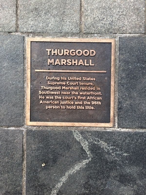 Thurgood Marshall Marker image. Click for full size.