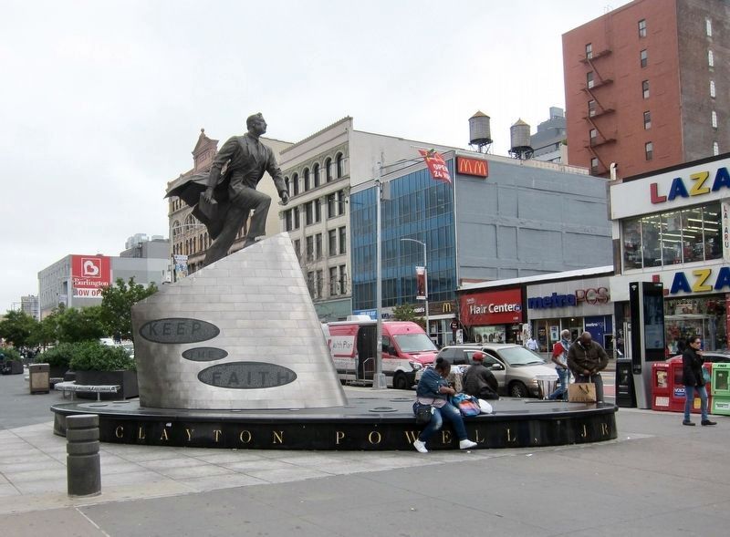 Adam Clayton Powell, Jr. Memorial image. Click for full size.