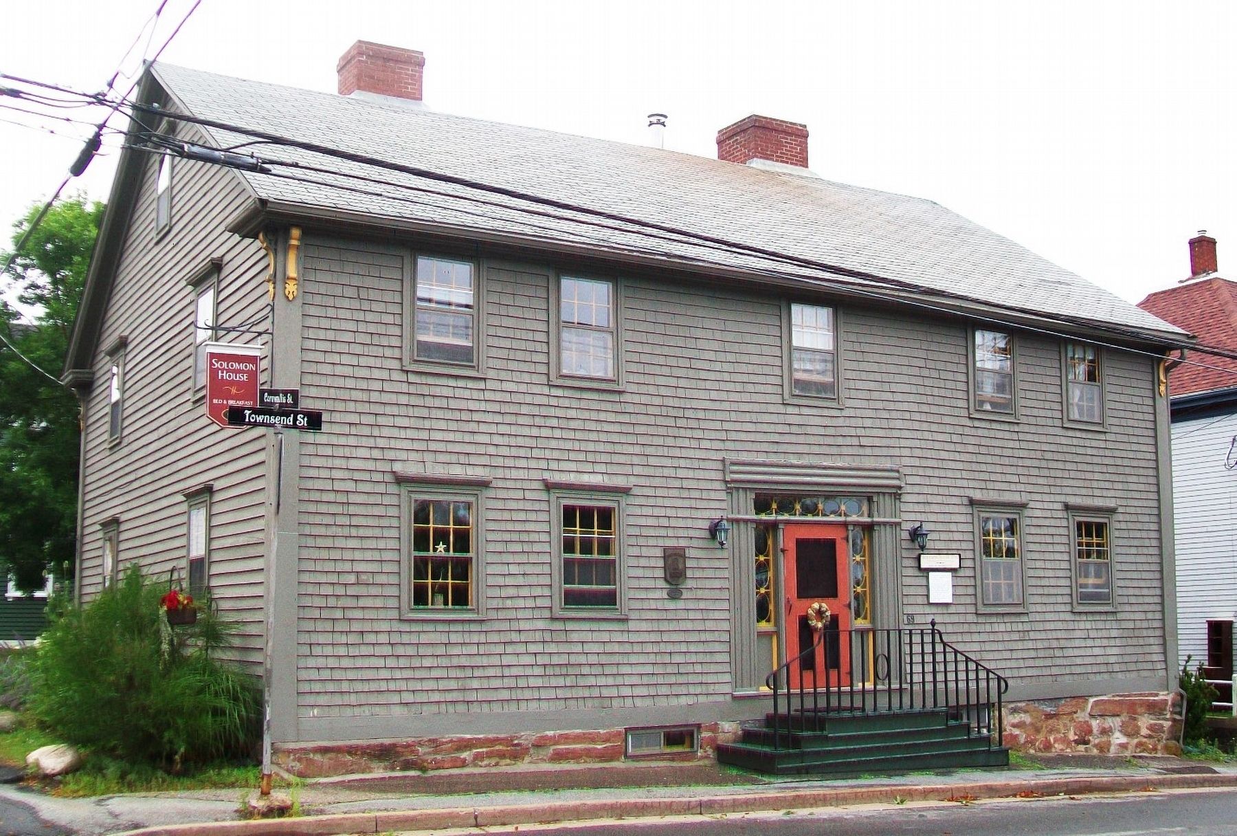 Koch-Solomon House and Markers. Click for full size. Koch-Solomon House and Markers image. Click for full size.