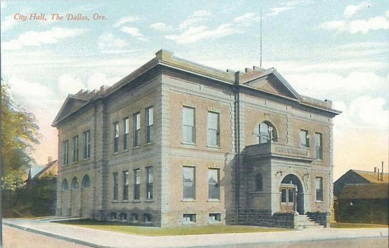 <i>City Hall, The Dalles, Ore.</i>. Click for full size. <i>City Hall, The Dalles, Ore.</i> image. Click for full size.