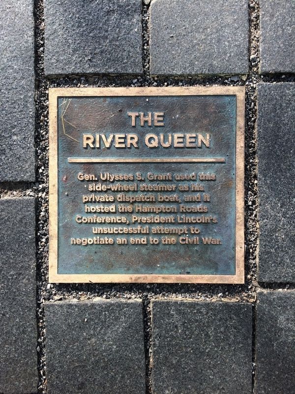 The River Queen Marker. Click for full size. The River Queen Marker image. Click for full size.