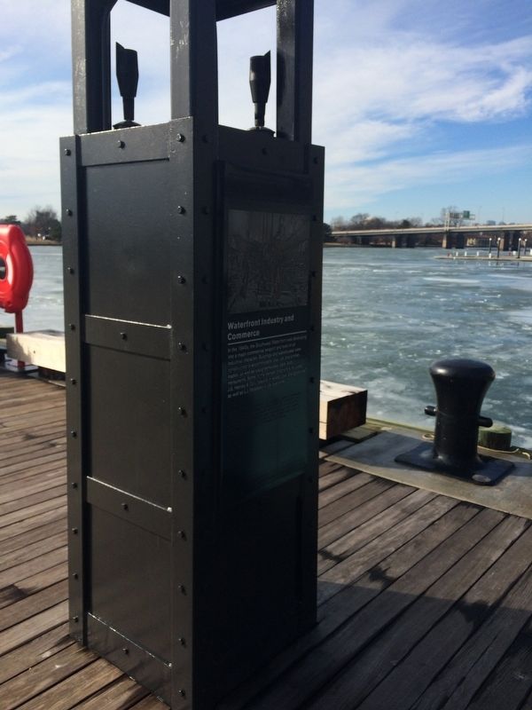 Waterfront Industry and Commerce Marker image. Click for full size.