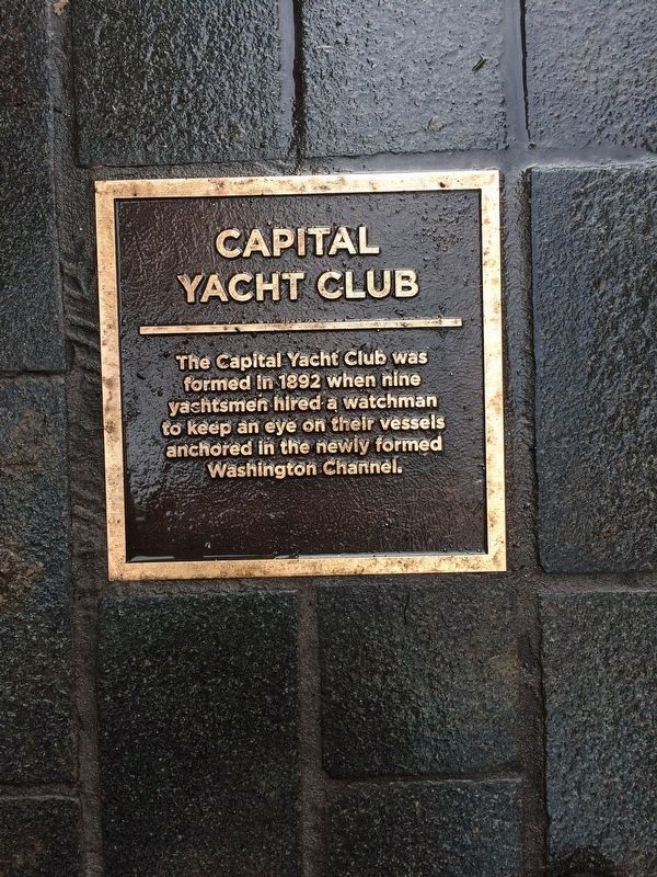 Capital Yacht Club Marker image. Click for full size.