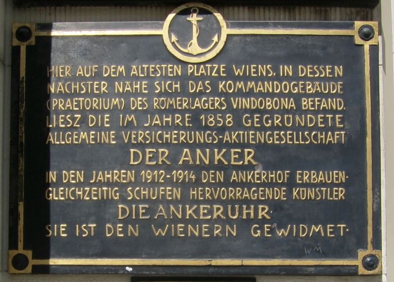 Die Ankeruhr / The Anchor Clock Marker image. Click for full size.