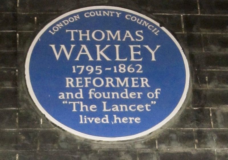 Thomas Wakley Marker image. Click for full size.