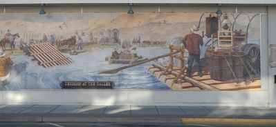 Decision at The Dalles Mural, right half image. Click for full size.