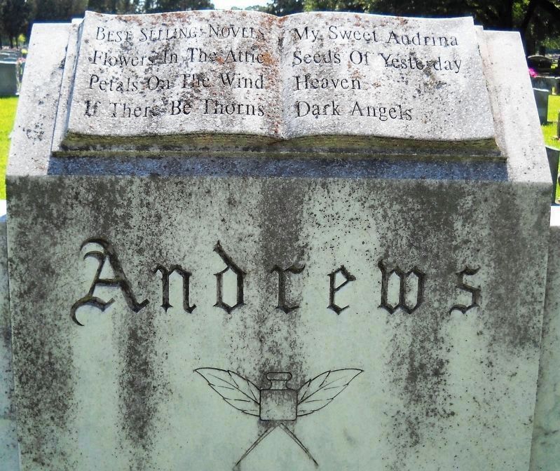 V. C. Andrews Monument (<i>front</i>). image. Click for full size.